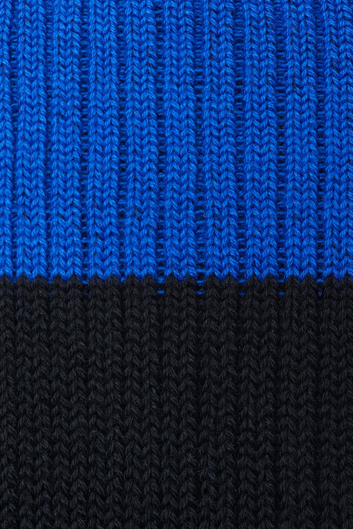 SPIKE COLOR RIB SOCKS(BLUE)