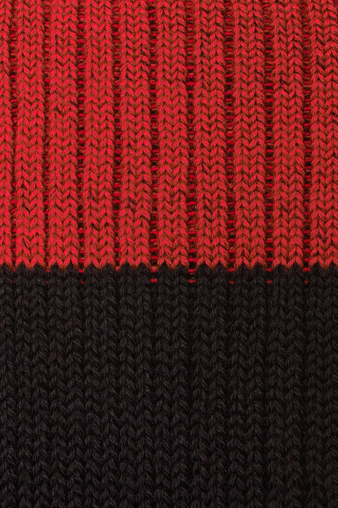 SPIKE COLOR RIB SOCKS(RED)