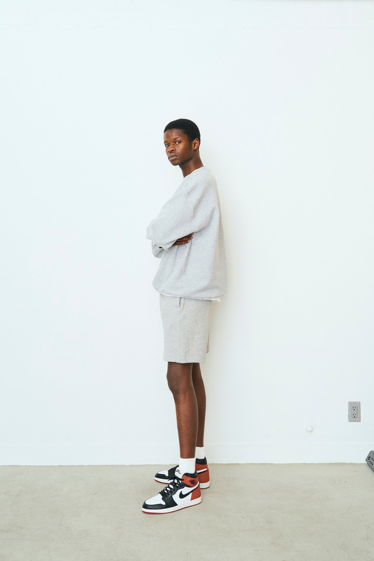 MICHAEL 2PAC RIB SOCKS(WHITE)